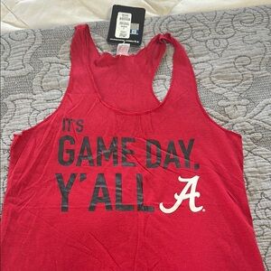 Red Game Day Tank Top